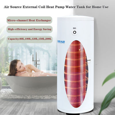 مخزن پمپ حرارتی 500 میلی متری Dia Air Source 150L Air To Water پمپ حرارتی مخزن خنک کننده با کویل خارجی